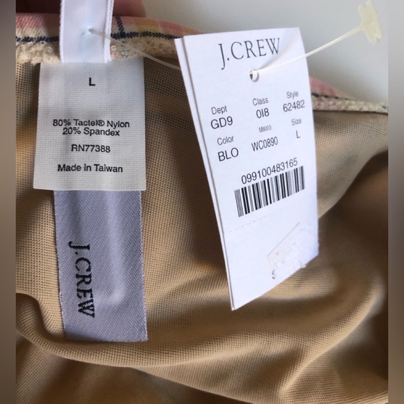 NWT! J.Crew Bikini Top + Bottom Swimsuit Set Size: L - Picture 8 of 9